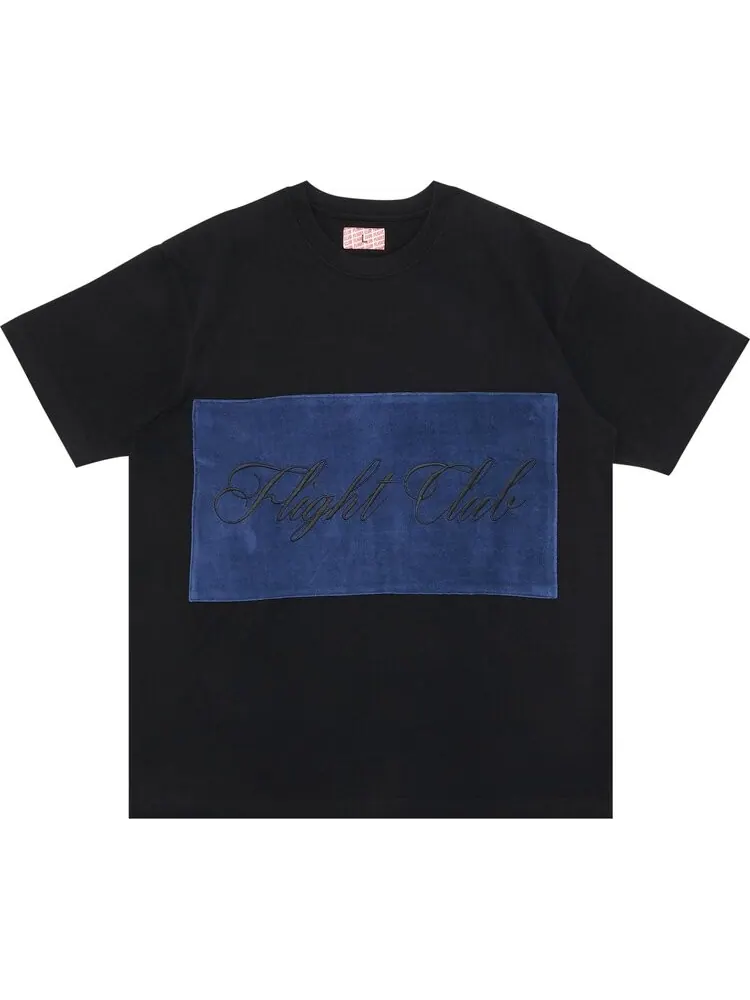 Футболка Flight Club Script 'Black/Velour Navy' — изображение 1 из 3, черный