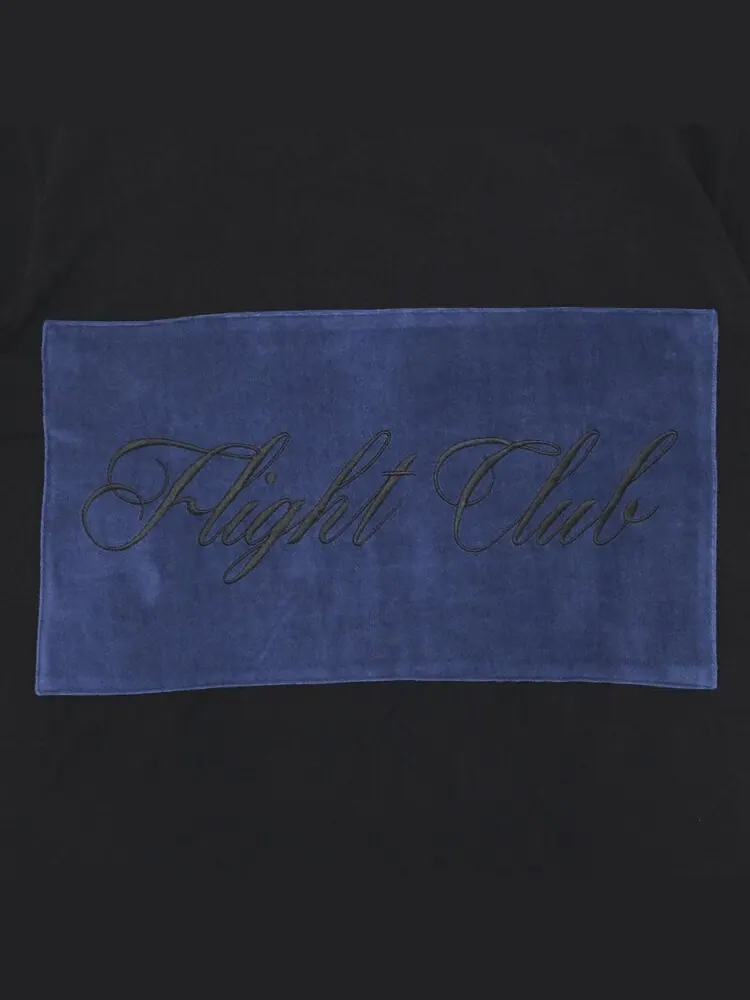 Футболка Flight Club Script 'Black/Velour Navy' — изображение 3 из 3, черный