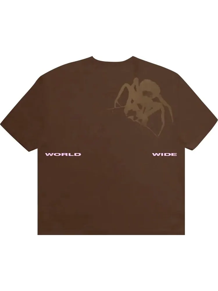 Футболка Sp5der x Young Thug T-Shirt 'Angel Brown' — изображение 2 из 2, коричневый
