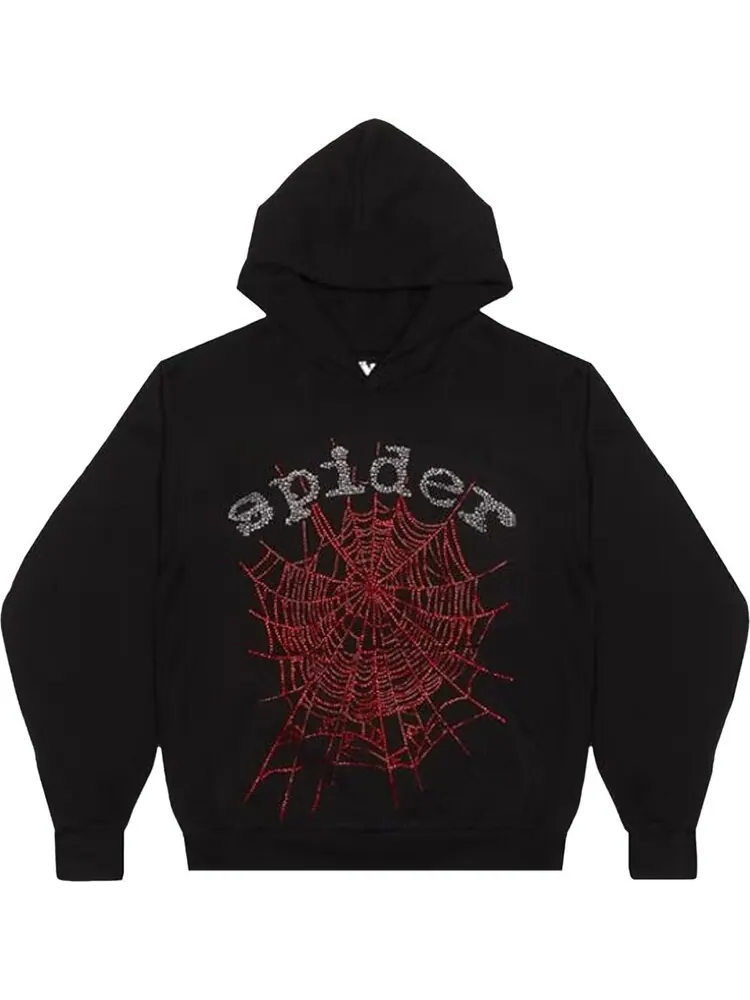Худи Sp5der OG Rhinestone