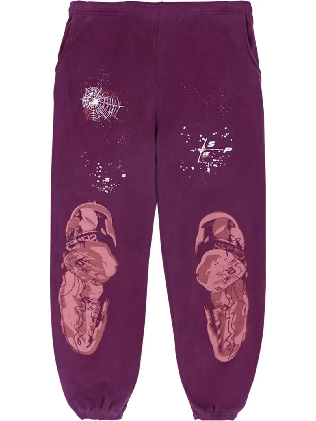 Спортивные брюки Sp5der Nocturnal Highway Sweatpants 'Purple'