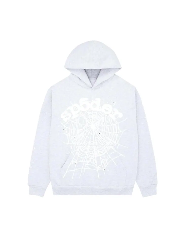 Худи Sp5der OG Web 'Heather Grey' — изображение 2 из 2, серый