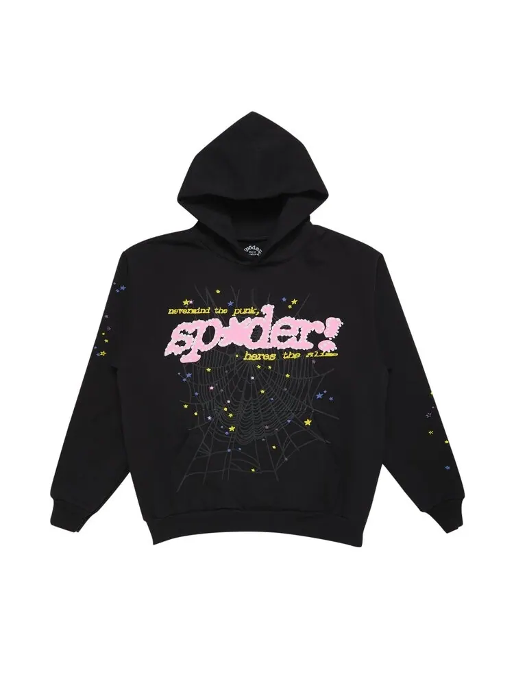 Худи Sp5der P*nk V2 'Black'