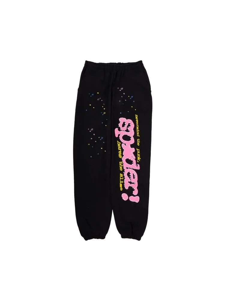 Спортивные брюки Sp5der P*nk V2 'Black'