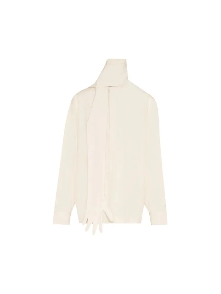 Рубашка Jean Paul Gaultier Shirt With Glove Detail — бежевый