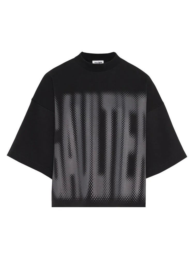 Футболка Jean Paul Gaultier Cropped T-Shirt — серый