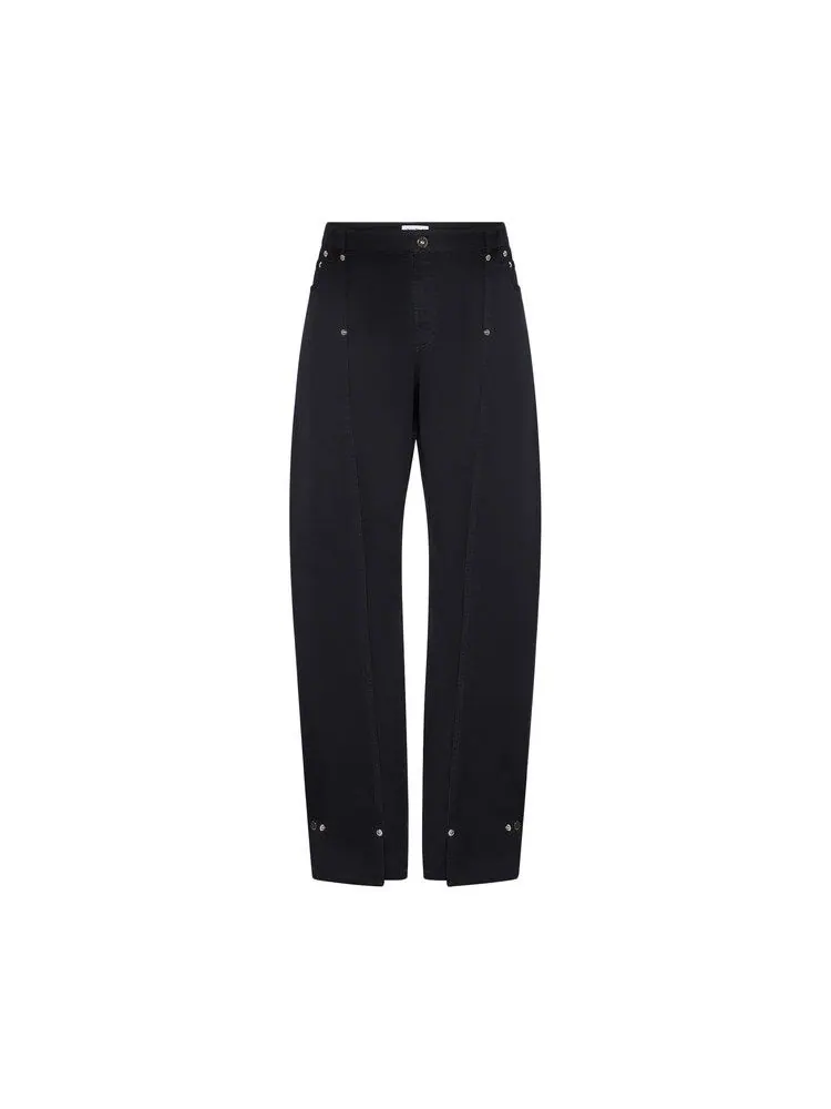 Брюки Jean Paul Gaultier Overdyed Denim Trouser With Upper Denim Panel — изображение 1 из 1, темно-синий