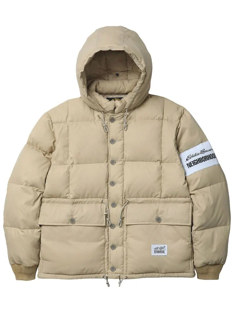 Пуховая куртка Neighborhood x Eddie Bauer Karekoram — бежевый