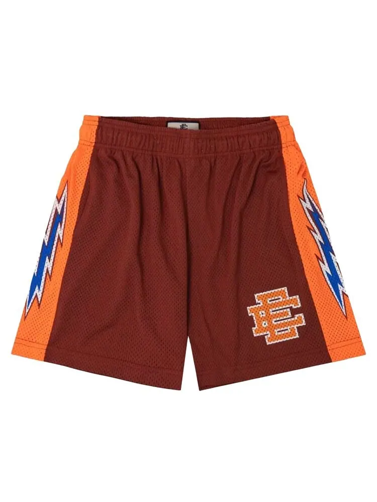 Шорты Eric Emanuel Basic Shorts Maroon/Orange — изображение 1 из 1, оранжевый