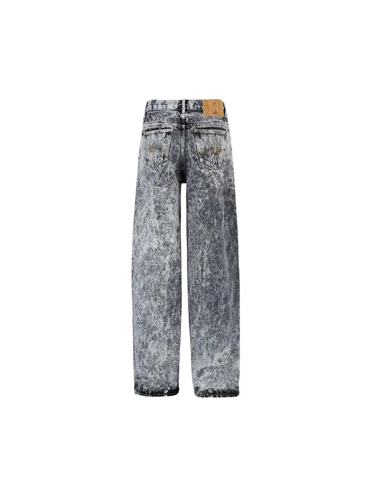 Джинсы Martine Rose Zip Hem Jean — изображение 2 из 2, серый