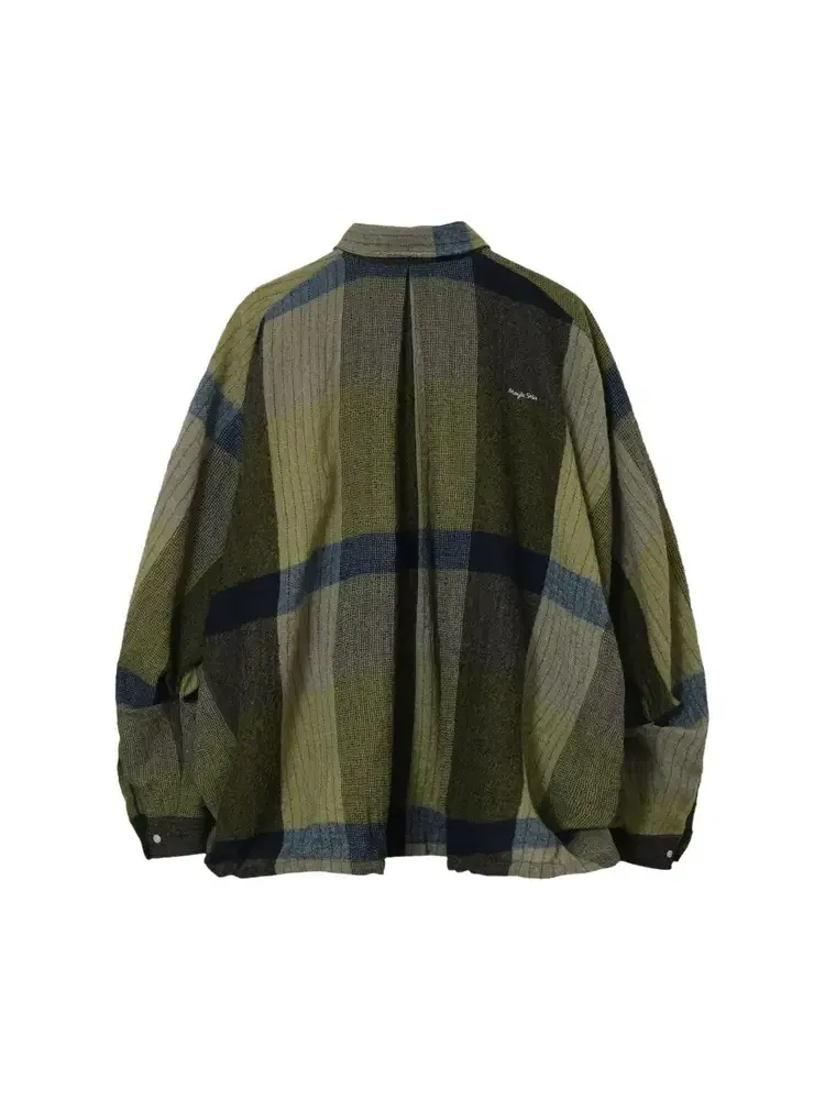 Рубашка в клетку MAGIC STICK Draperie Nel Shirt — изображение 2 из 2, коричневый