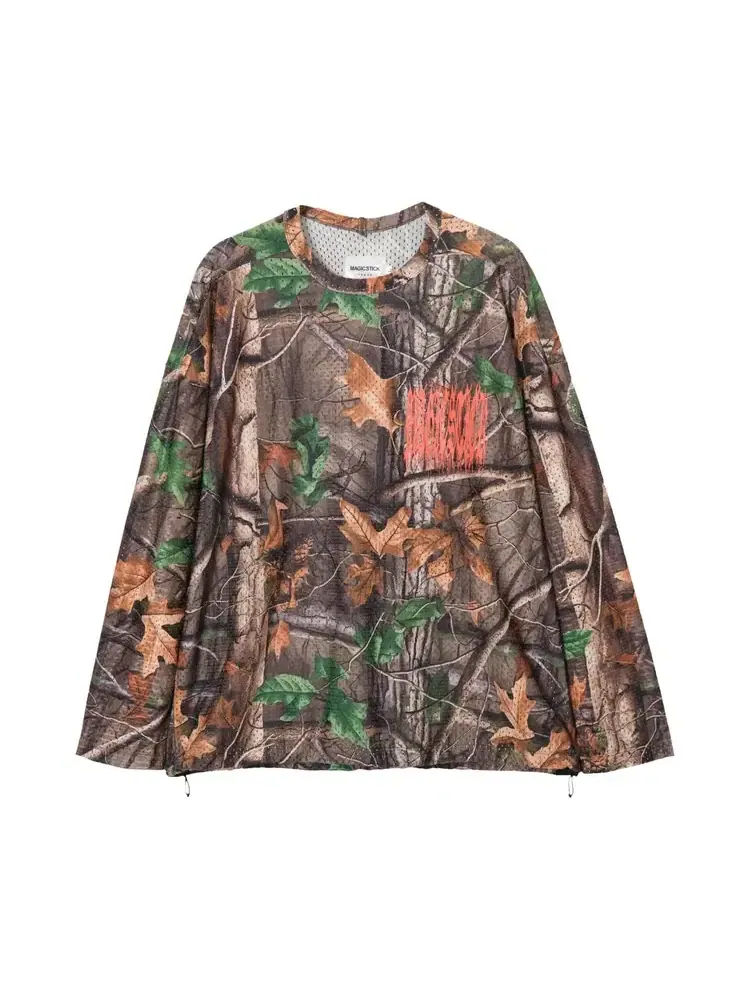 Футболка MAGIC STICK Air Flow Camo — зеленый