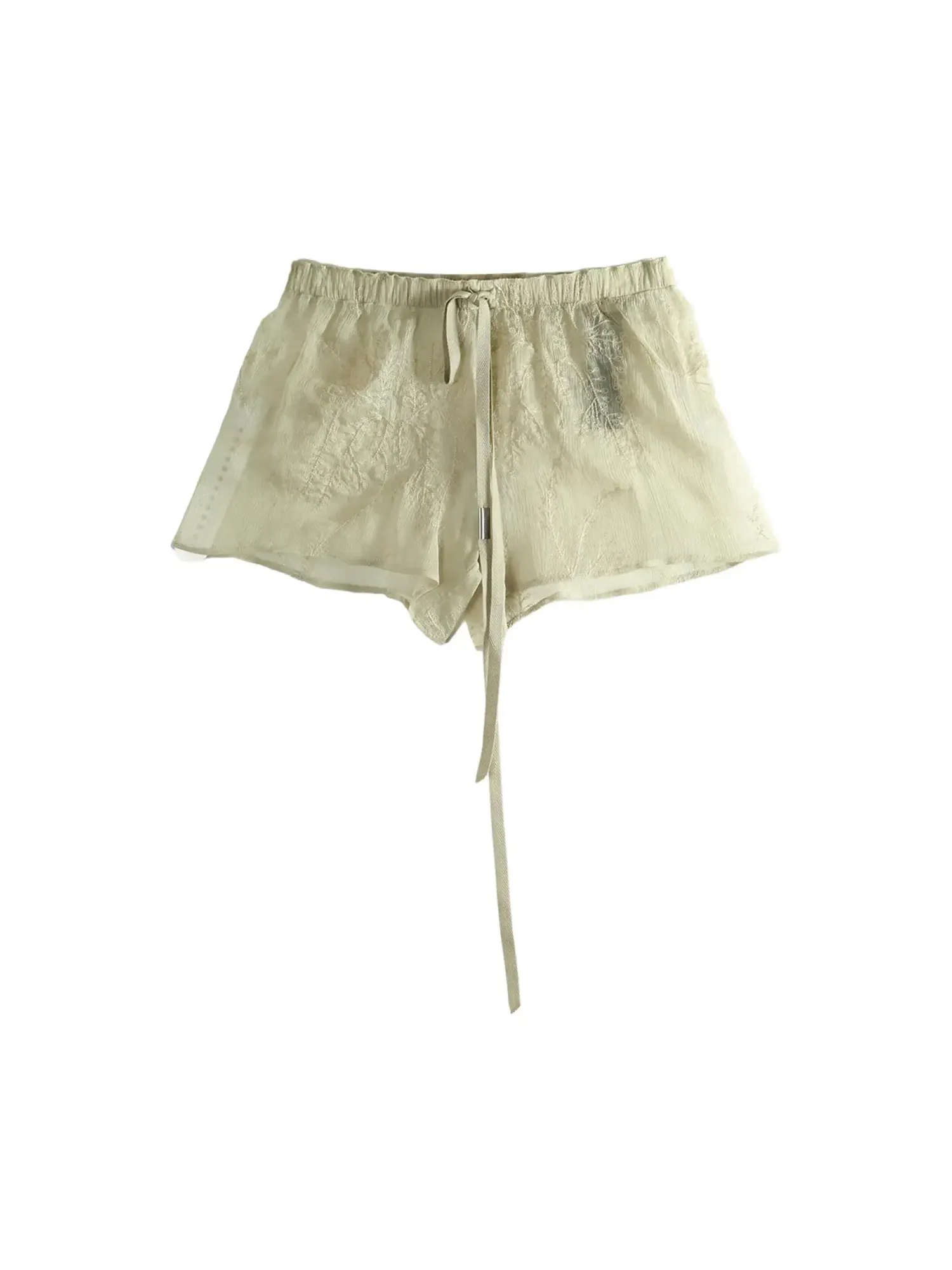 Шорты Ann Demeulemeester Nisa Micro Boxer — бежевый