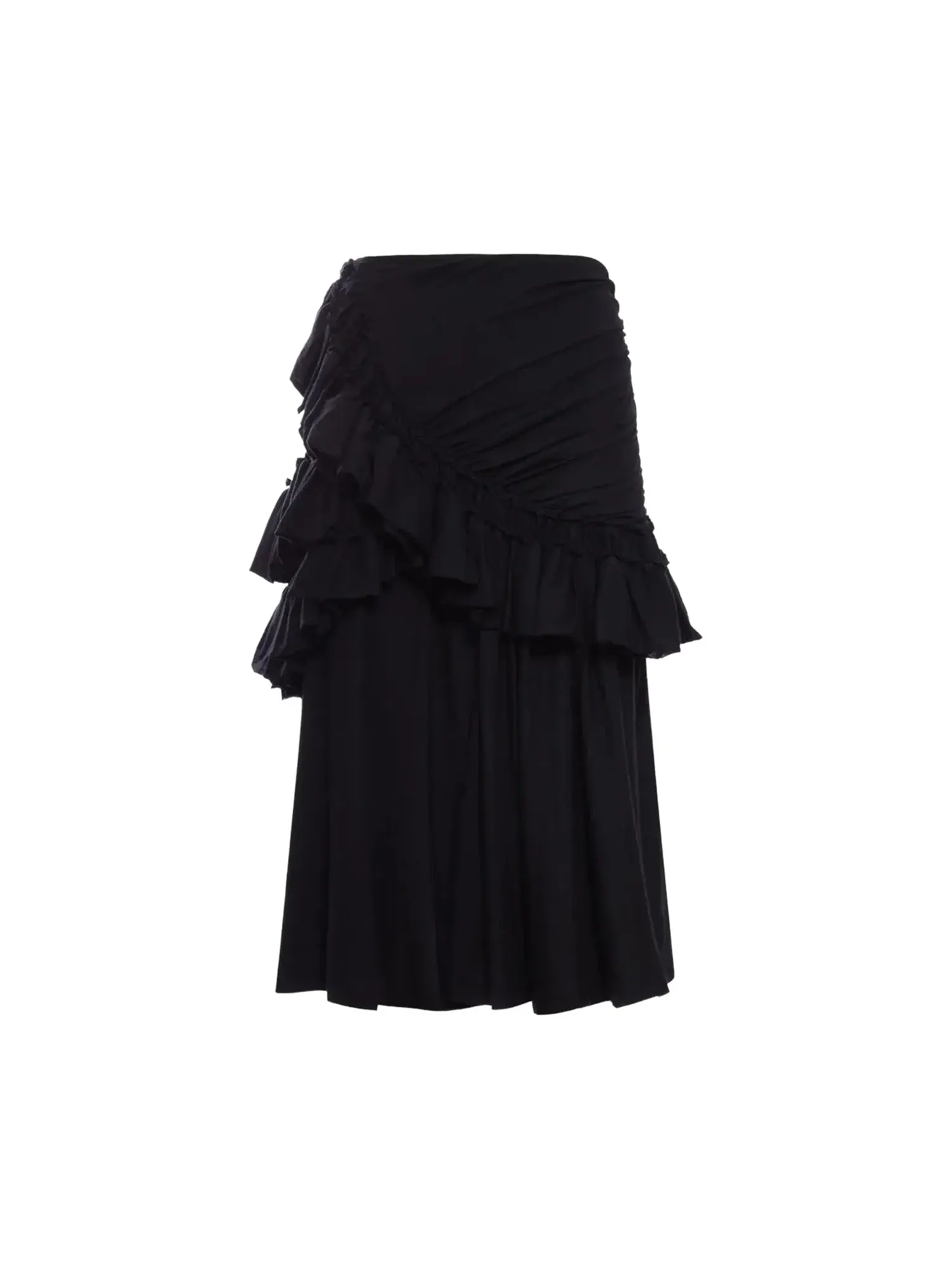 Юбка из джерси Dries Van Noten Extra Light — черный
