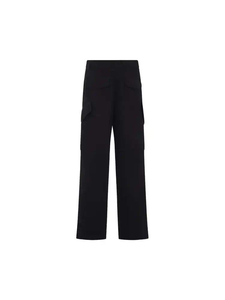 Брюки Dries Van Noten Overdye Heavyweight — изображение 2 из 2, черный