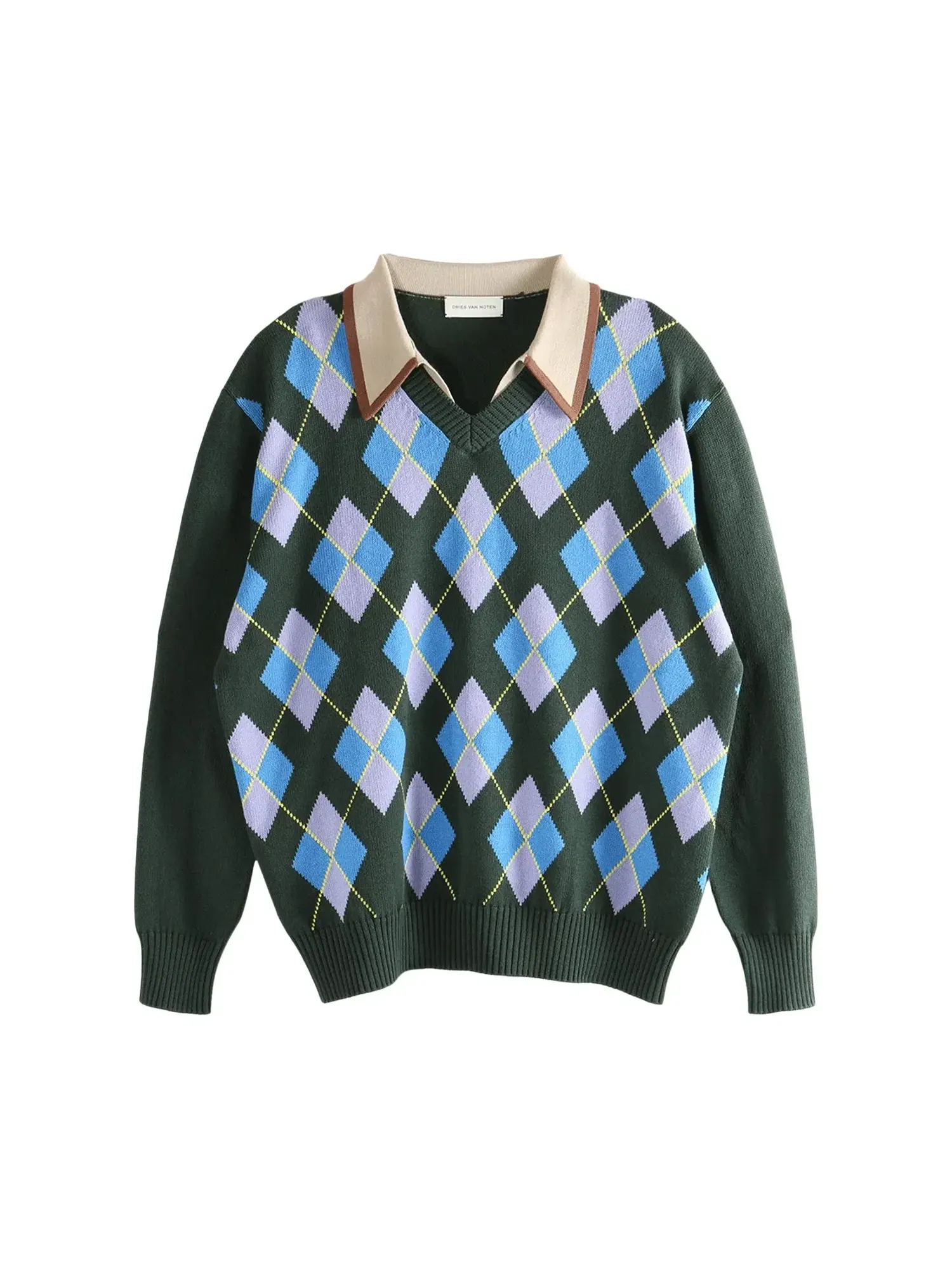 Поло монорельсового типа Dries Van Noten