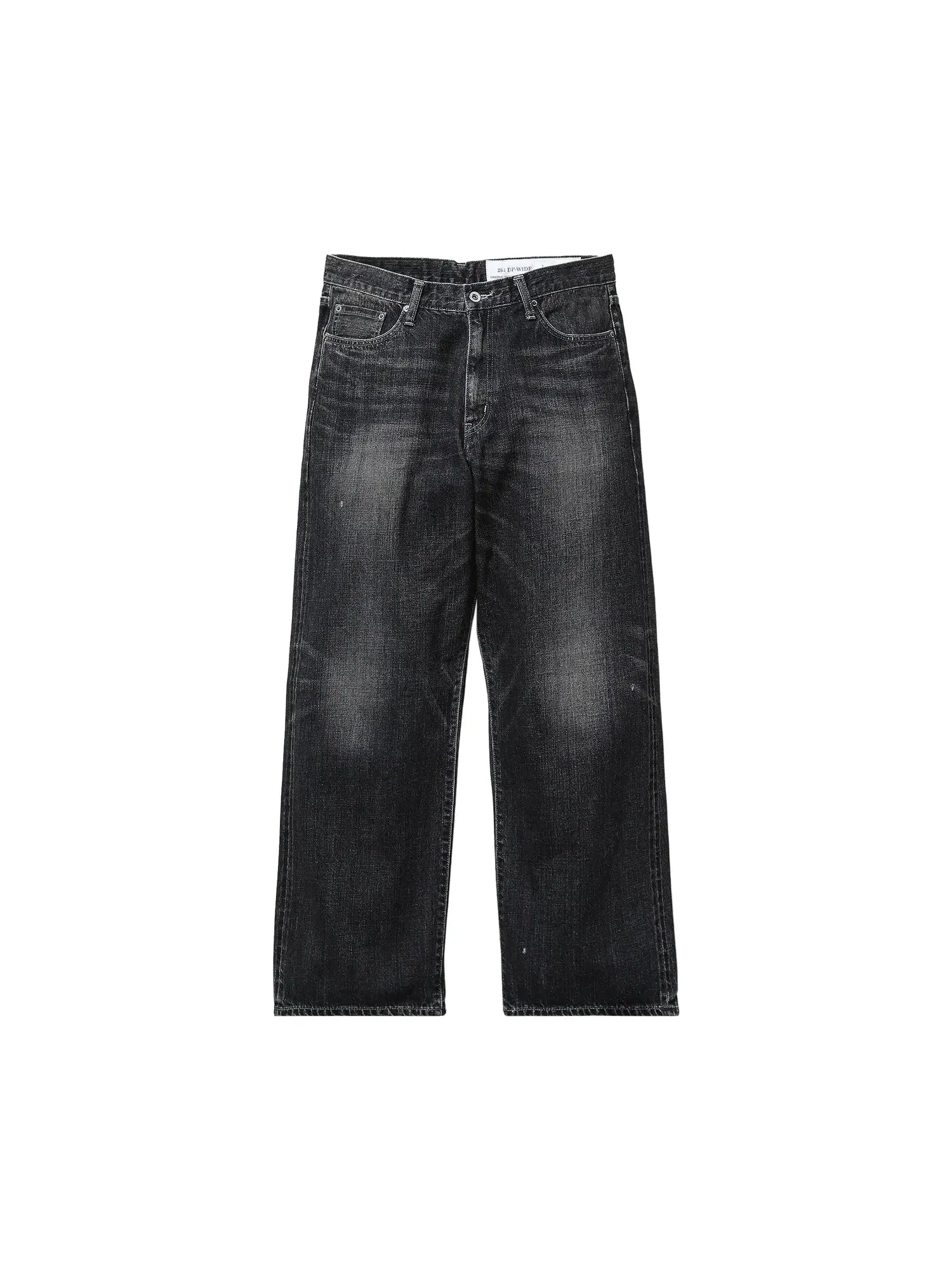Джинсовые брюки Neighborhood Washed DP Wide Denim Pants — черный
