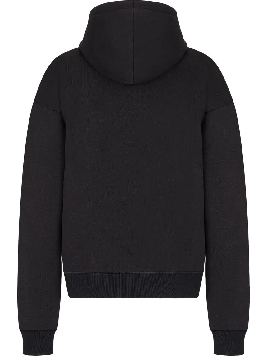 Толстовка Dior x Cactus Jack Oversized Hooded Sweatshirt 'Black' — изображение 2 из 2, черный