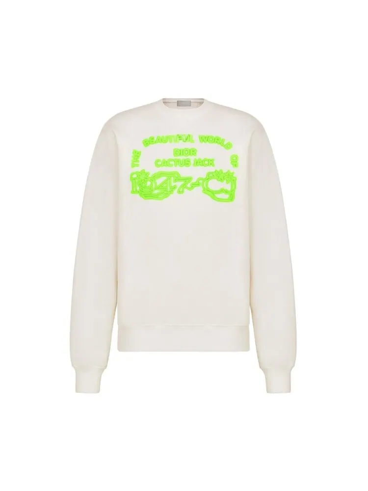 Толстовка Dior x Cactus Jack Sweatshirt 'White'