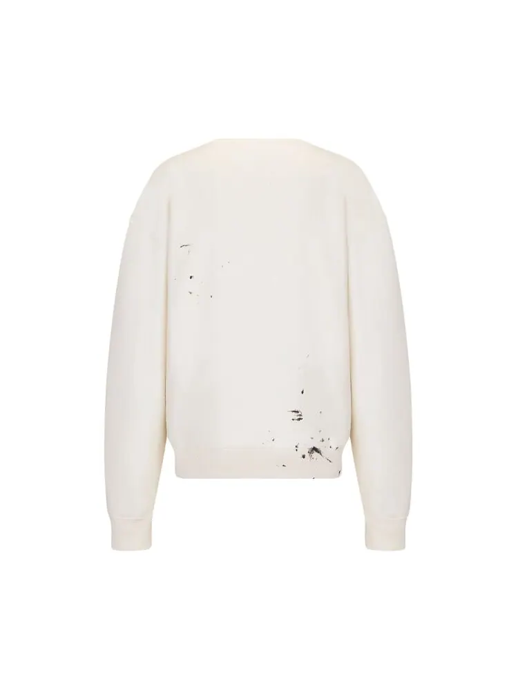 Толстовка Dior x Cactus Jack Oversized Sweatshirt 'White' — изображение 2 из 2, белый
