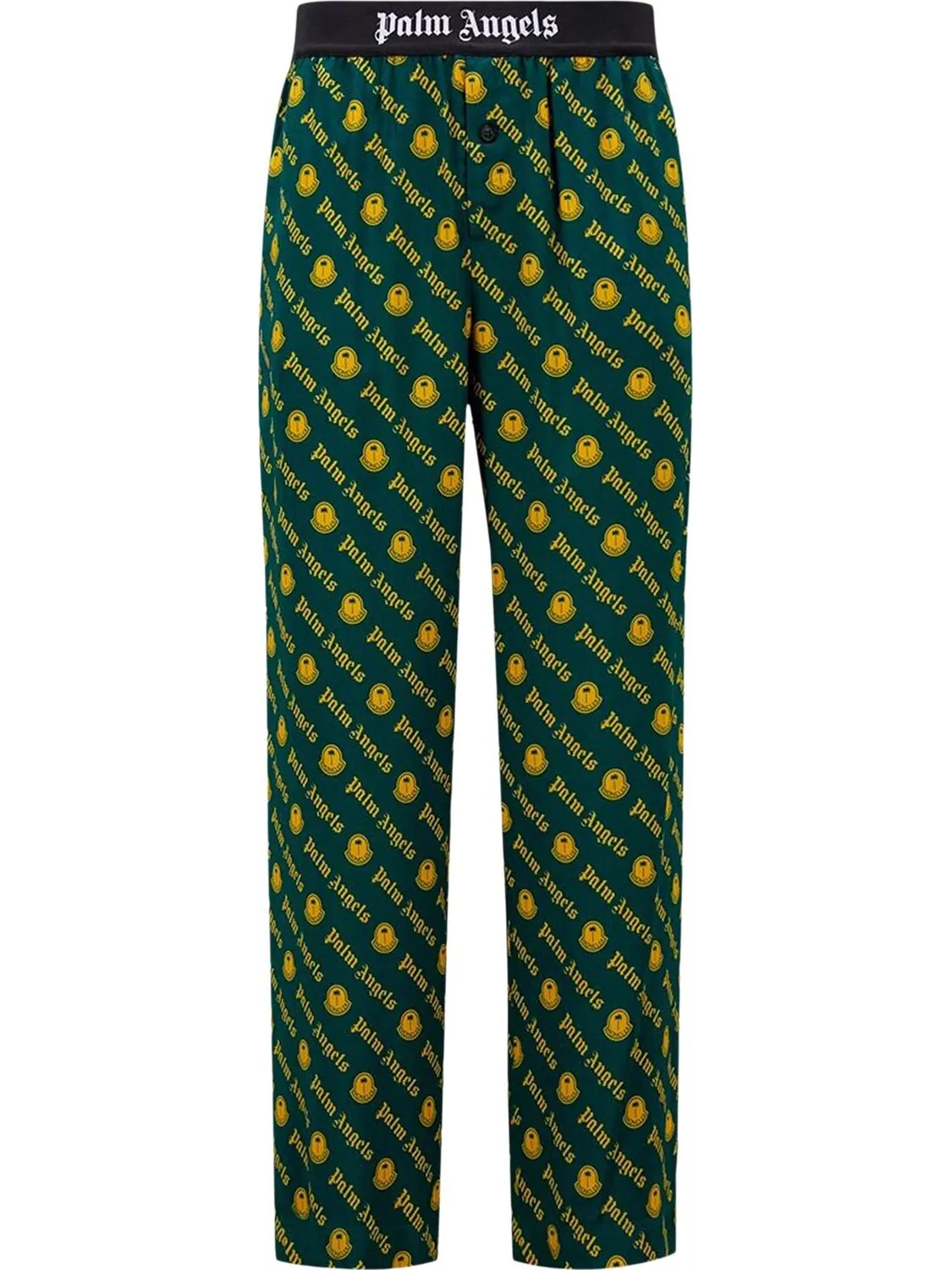 Брюки Moncler Genius Pants 'Green/Yellow' — изображение 1 из 1, зеленый