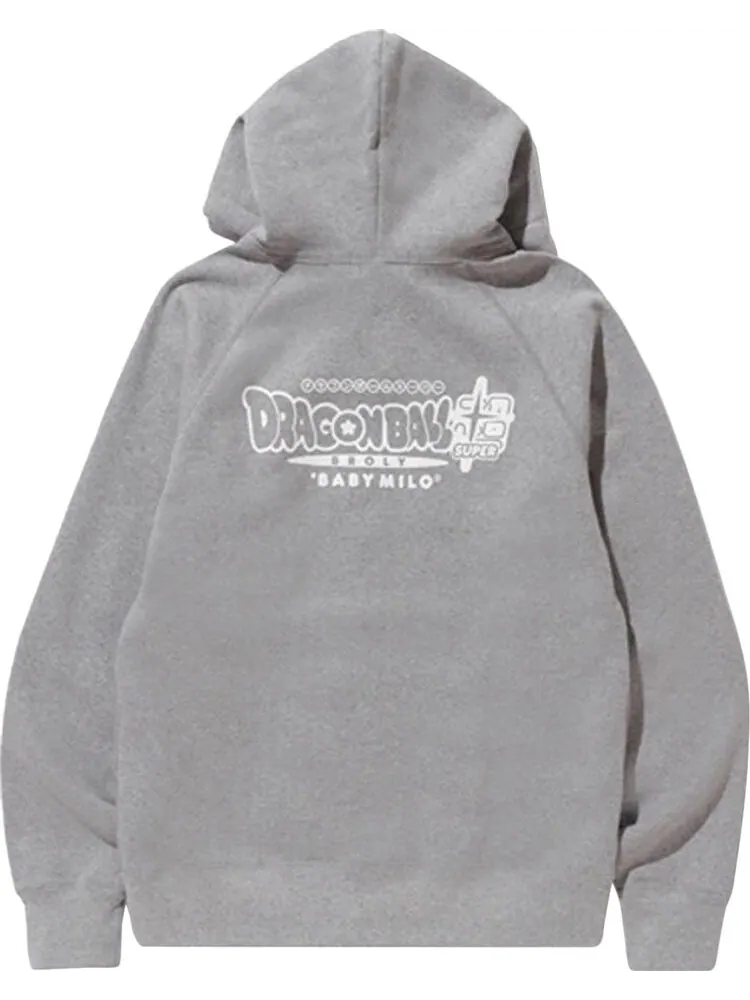 Худи BAPE x Dragon Ball Z Super Son Goku & Vegeta Hoodie 'Grey' — изображение 2 из 2, серый