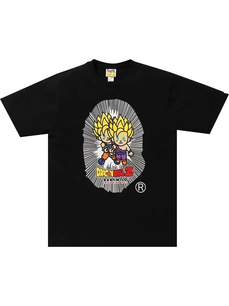 Футболка BAPE x Dragon Ball Baby Milo Ape Head Tee 'Black'