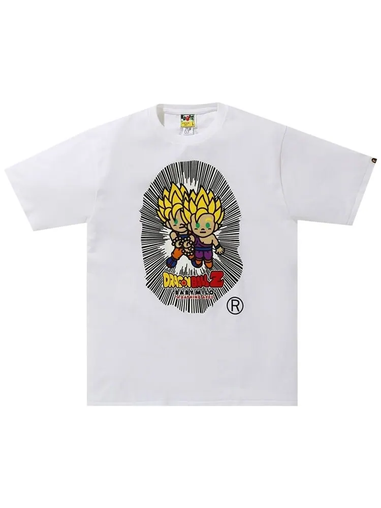 Футболка BAPE x Dragon Ball Z Baby Milo Big Ape Tee 'White'