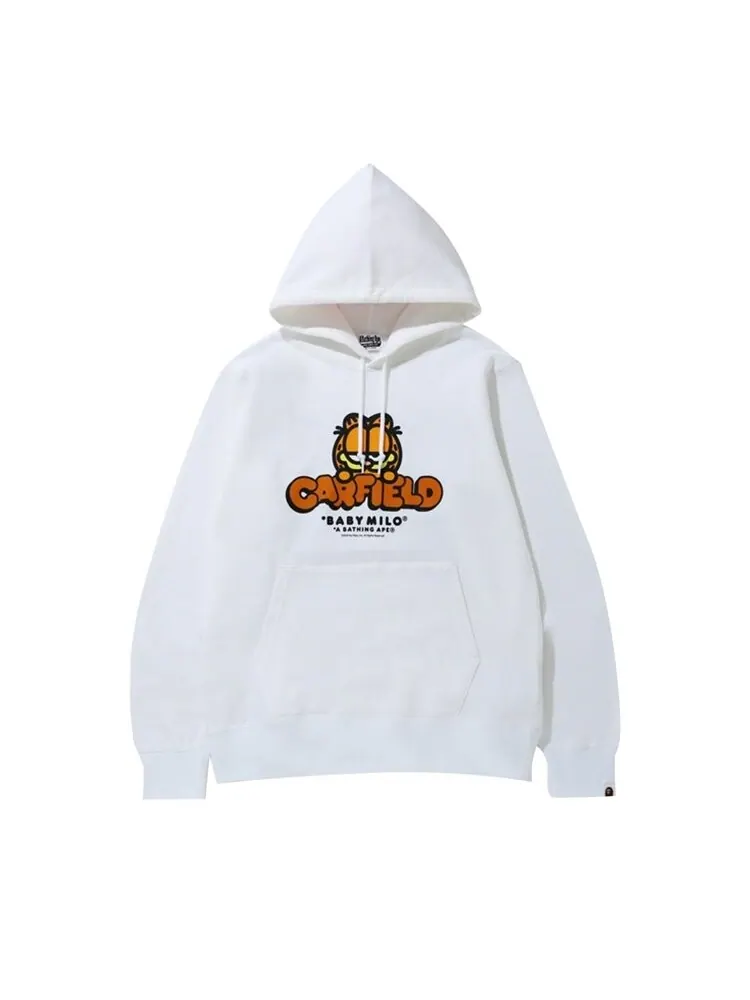 Худи BAPE x Garfield Pullover Hoodie 'White'