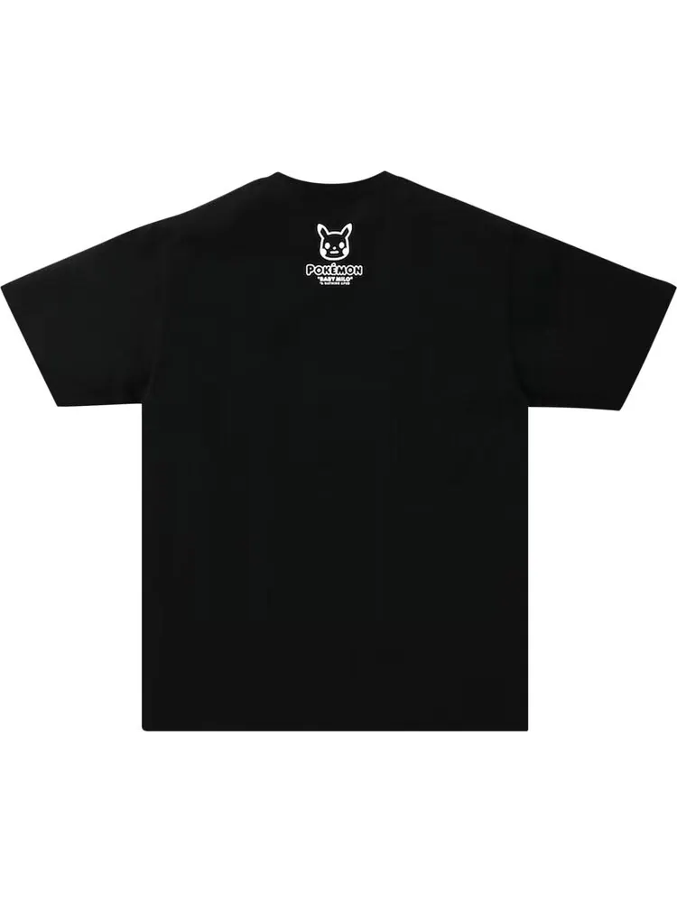Футболка BAPE Baby Milo x Pokemon Monotone Ape Head Tee #2 'Black' — изображение 2 из 2, черный