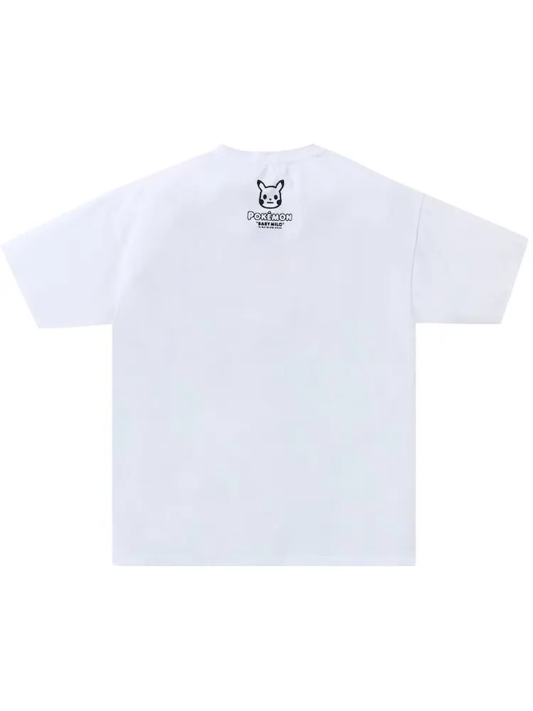 Футболка BAPE Baby Milo x Pokemon Monotone Starters Tee #3 'White' — изображение 2 из 2, белый