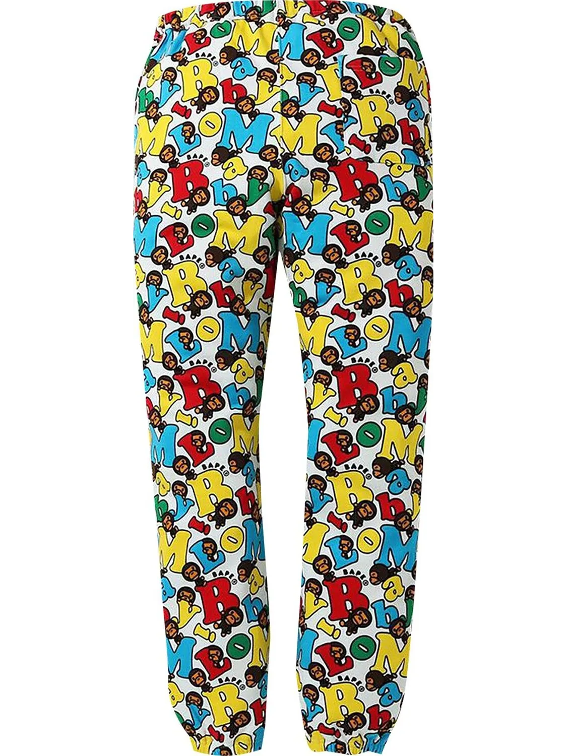 Спортивные брюки BAPE Baby Milo Alphabet Slim Sweatpants 'Multicolor'