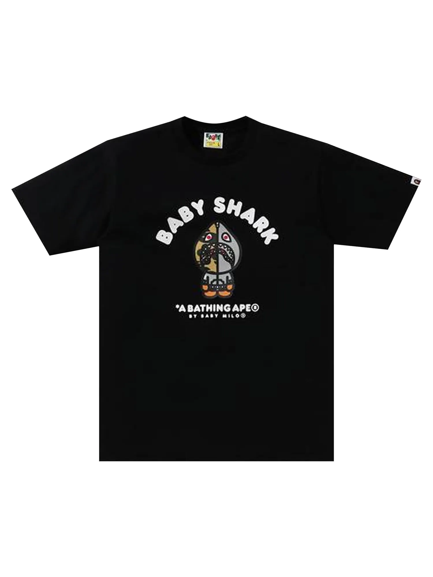 Футболка BAPE Baby Milo Shark College