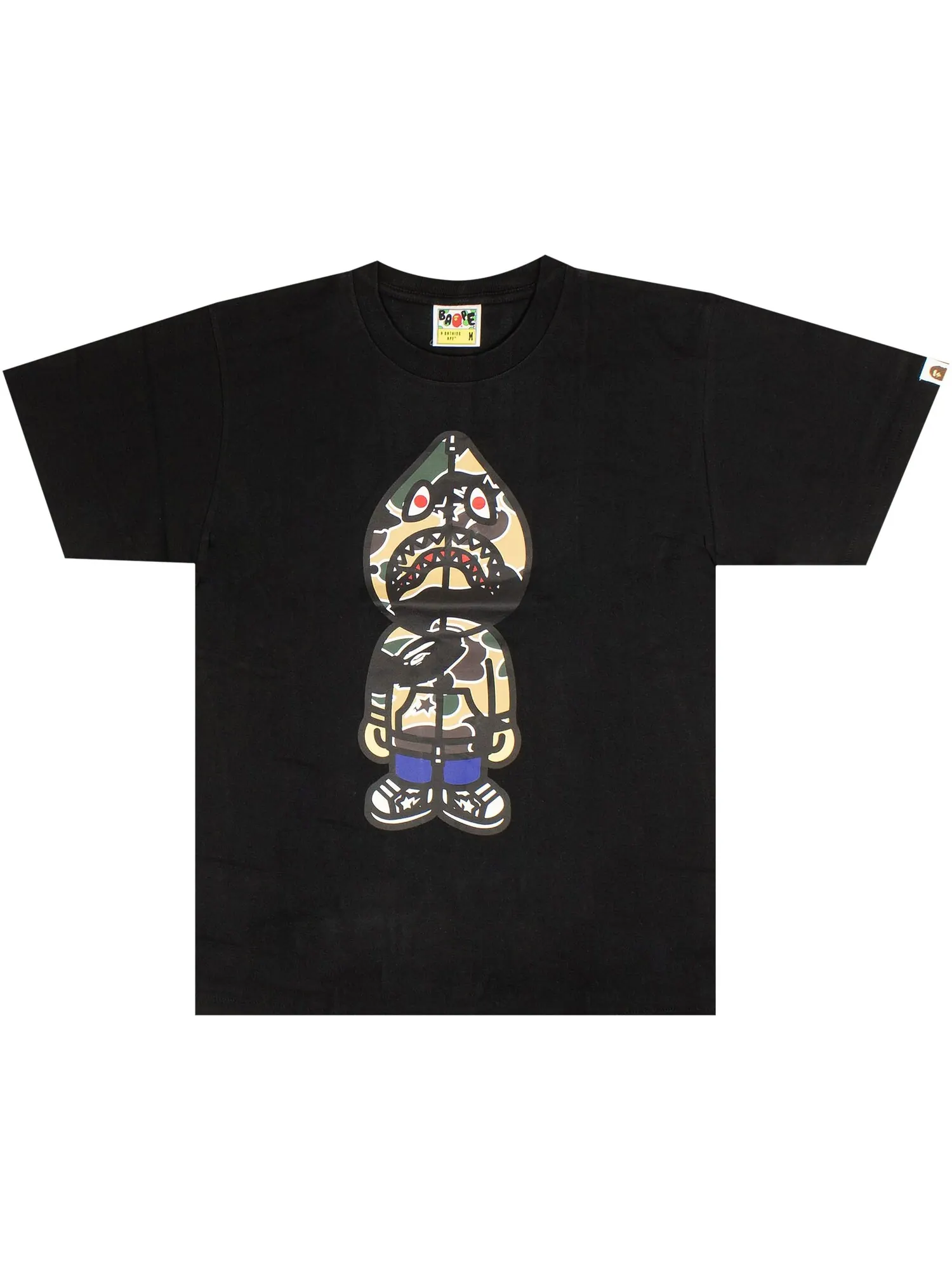 Классическая футболка Milo Shark Camo BAPE STA