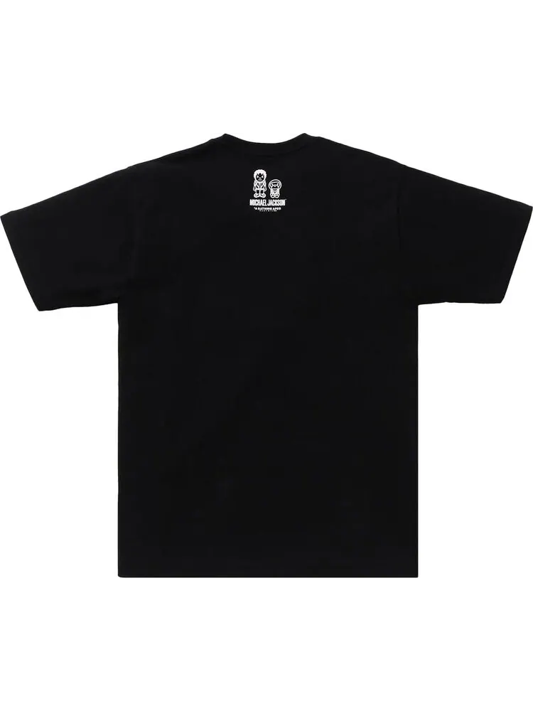 Футболка BAPE x Michael Jackson Baby Milo 'Black' — изображение 2 из 2, черный
