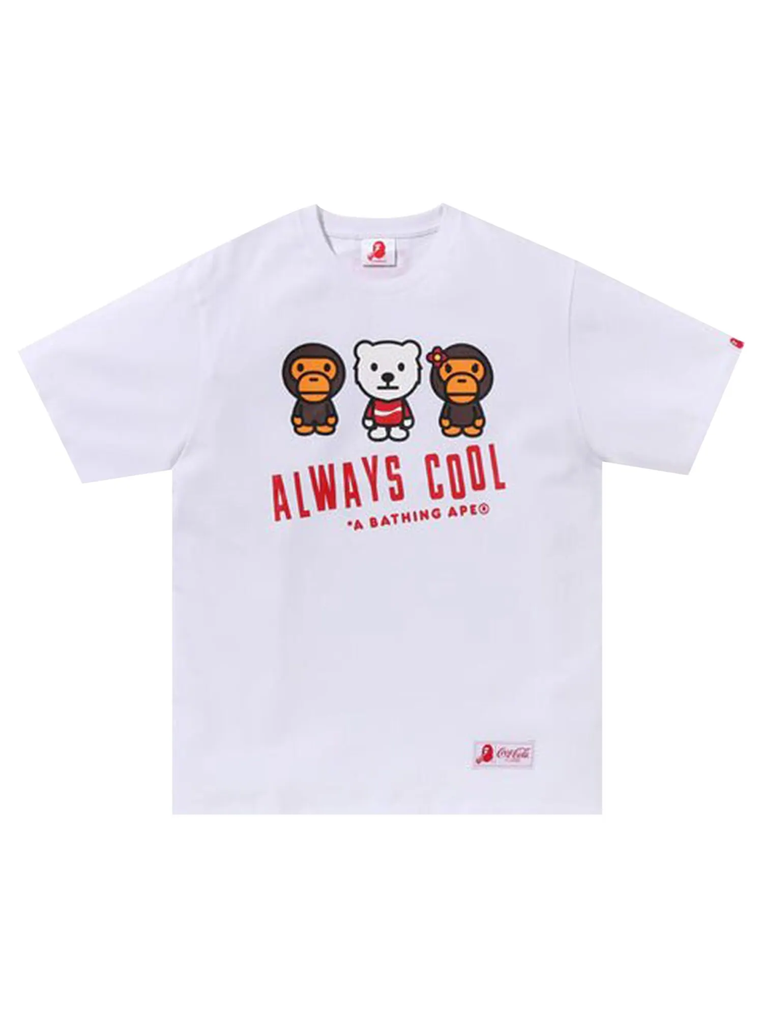 Футболка Milo BAPE x Coca-Cola Белая