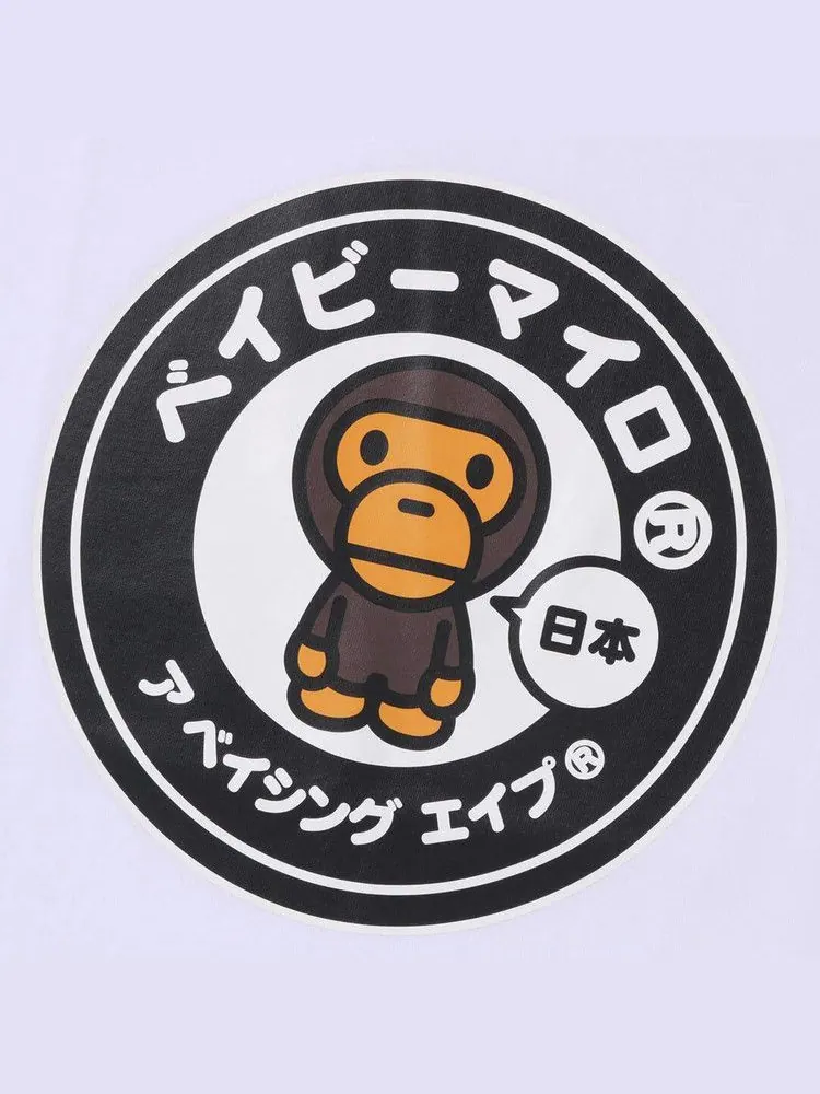 Футболка BAPE Japan Baby Milo Tee #1 — изображение 2 из 2, белый