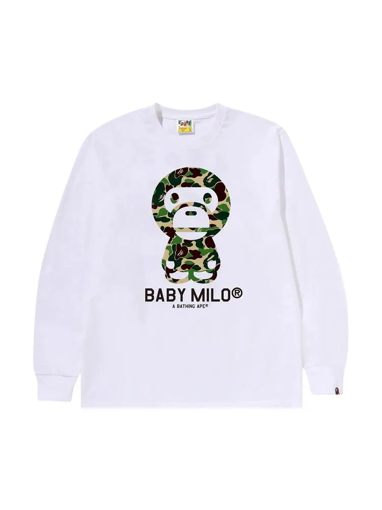 Футболка BAPE ABC Camo Baby Milo Long-Sleeve Tee