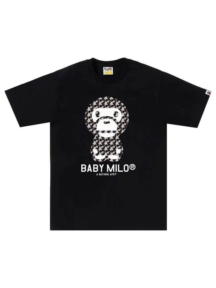 Футболка BAPE Sta Houndstooth Baby Milo Tee