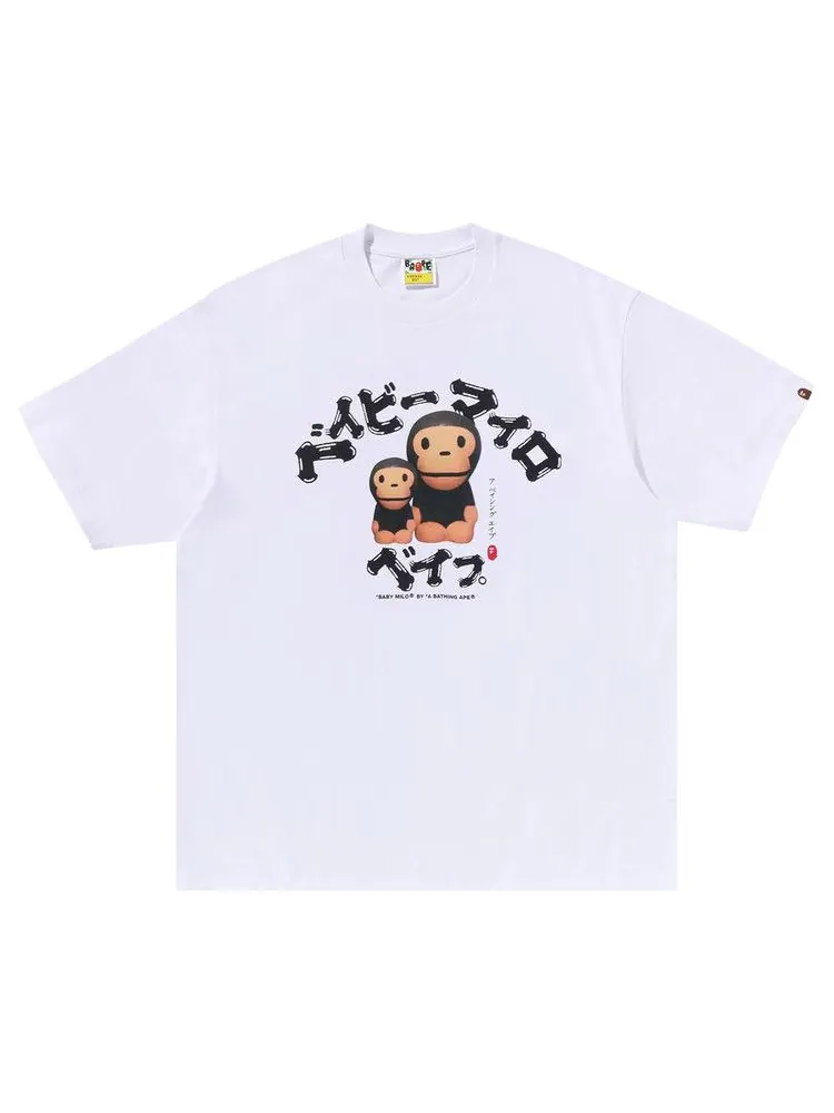 Футболка BAPE Baby Milo College Relaxed Fit Tee