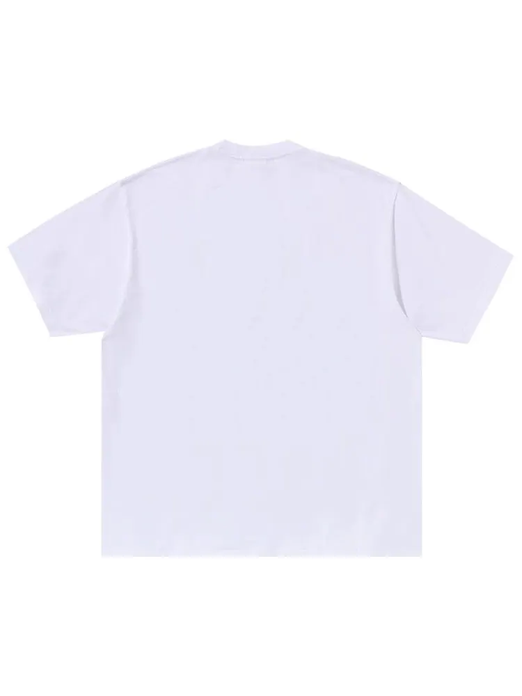 Футболка BAPE Baby Milo College Relaxed Fit Tee — изображение 2 из 3, белый