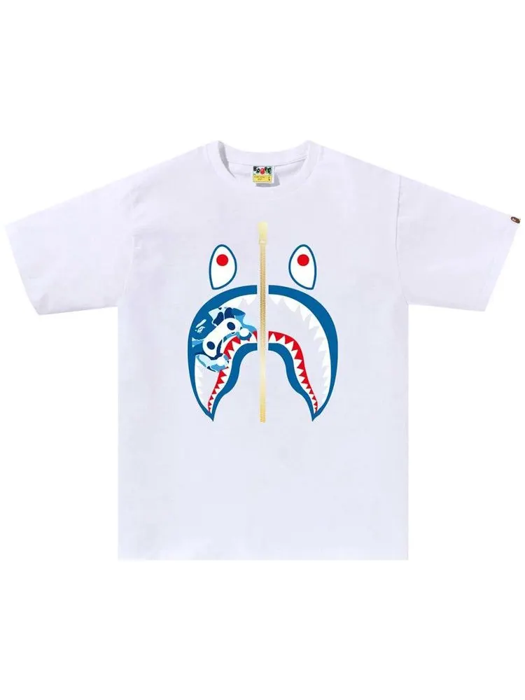 Футболка BAPE ABC Camo Milo Shark Tee