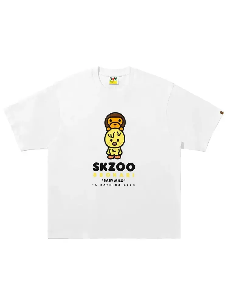 Футболка BAPE x Stray Kids Bbokari Baby Milo