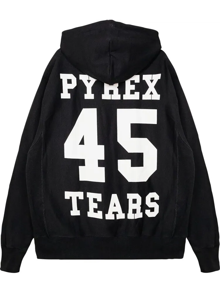 Худи Denim Tears x Pyrex Tears Hoodie 'Black' — изображение 2 из 2, черный