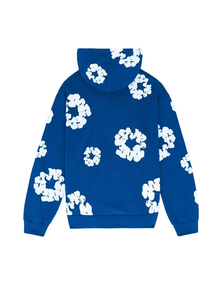 Толстовка Denim Tears The Cotton Wreath 'Royal Blue' — изображение 2 из 2, синий