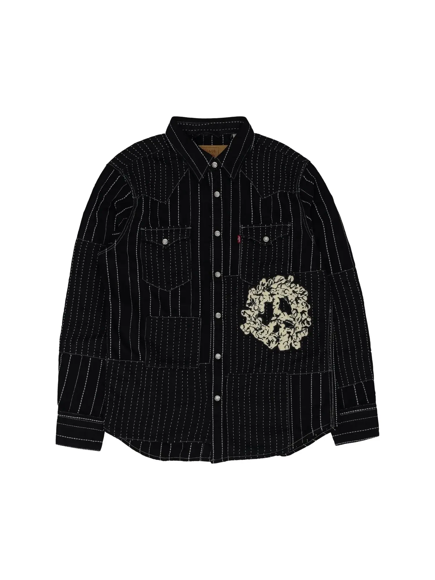 Рубашка Denim Tears x Levi Black