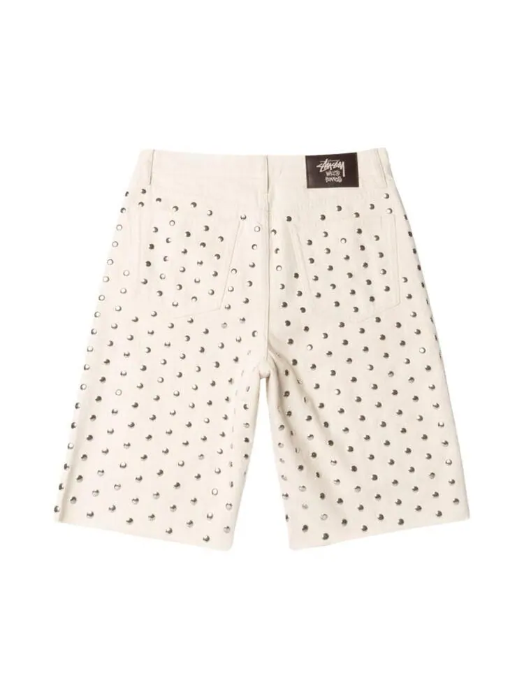 Шорты Stussy x Wales Bonner Studded Short — изображение 2 из 2, белый