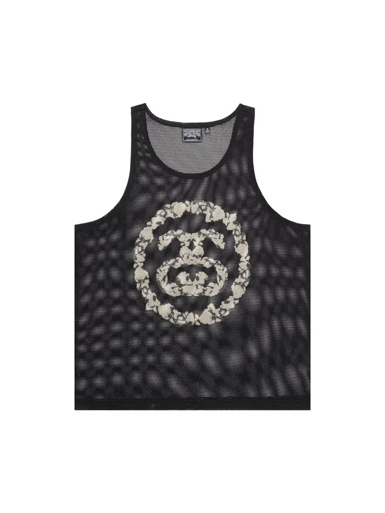 Топ Stussy x Denim Tears Mesh Tank