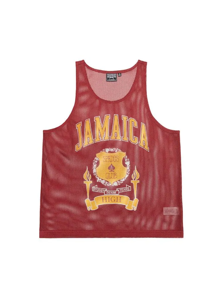 Топ Stussy x Denim Tears Mesh Tank