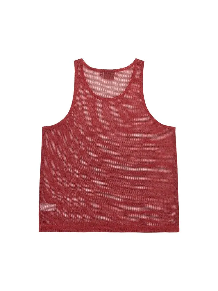 Топ Stussy x Denim Tears Mesh Tank — изображение 2 из 2, красный